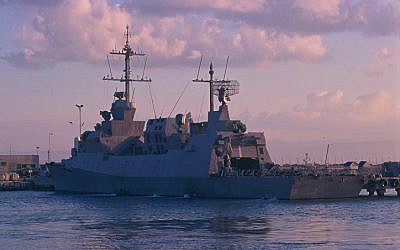 The INS Hanit, file (Tsahi Ben-Ami /Flash90)