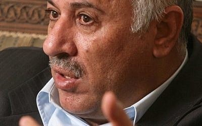 Jibril Rajoub, 2008 (photo credit: Nati Shohat/Flash90)