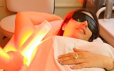Illustrative photo of laser hair removal. (photo credit: Chen Leopold/Flash 90)
