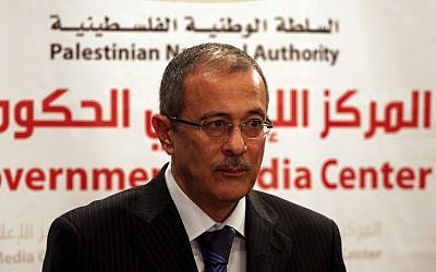 West Bank government spokesman Ghassan Khatib (photo credit: Issam Rimawi/Flash 90)