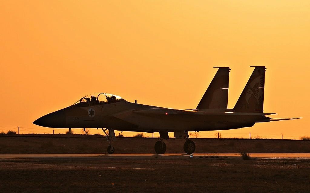 An Israeli F-15I at the Hatzerim Airbase (photo credit: Ofer Zidon/Flash90)