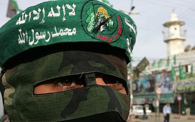 Hamas man. (photo credit: Abed Rahim Khatib/Flash90)