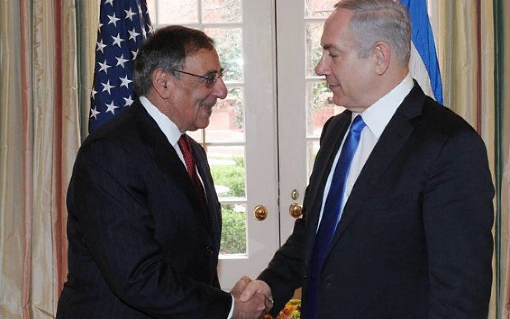 Prime Minister Benjamin Netanyahu meets with US Secretary of Defense Leon Panetta in Washington DC, in March (Photo credit: Amos Ben Gershom/GPO/FLASH90) Prime Minister Benjamin Netanyahu meets with US Secretary of Defense Leon Panetta in Washington DC, in March (Photo credit: Amos Ben Gershom/GPO/FLASH90)