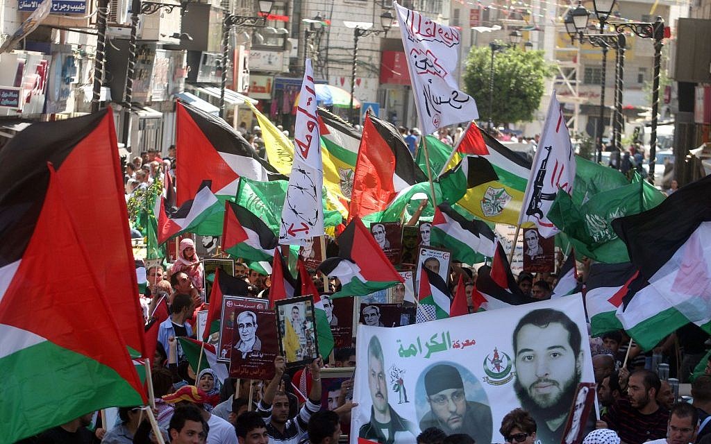 Hamas supporters hold a rally in the West Bank city of Ramallah in May (photo credit: Issam Rimawi/Flash 90) Hamas supporters hold a rally in the West Bank city of Ramallah in May (photo credit: Issam Rimawi/Flash 90)