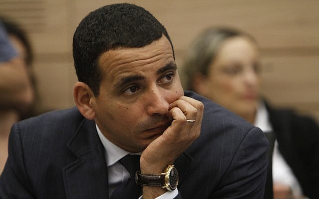 Kadima MK Yoel Hasson seen here in the Knesset during May, 2012. (Miriam Alster/FLASH90)