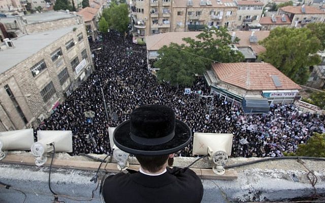 A rally last year against drafting ultra-Orthodox men into the army (Photo credit: Yonatan Sindel/ Flash90) A rally last year against drafting ultra-Orthodox men into the army (Photo credit: Yonatan Sindel/ Flash90)
