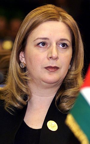 Suha Arafat (photo credit: AP/Amr Nabil)