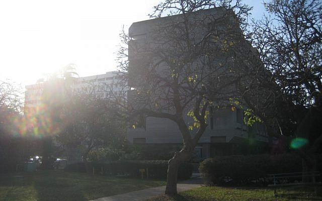 The Brodetsky dormitories at Tel Aviv University. (photo credit: Ilan Ben Zion/Times of Israel staff) The Brodetsky dormitories at Tel Aviv University. (photo credit: Ilan Ben Zion/Times of Israel staff)