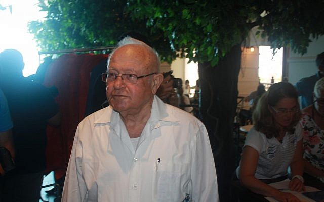 Zvi Warshaviak (photo credit: Aaron Kalman/Times of Israel)