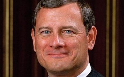 Chief Justice John Roberts. (United States Supreme Court/JTA)