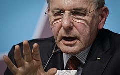 Jacques Rogge (photo credit: AP/Ben Curtis)