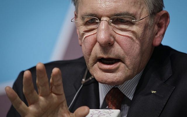 Jacques Rogge (photo credit: AP/Ben Curtis)