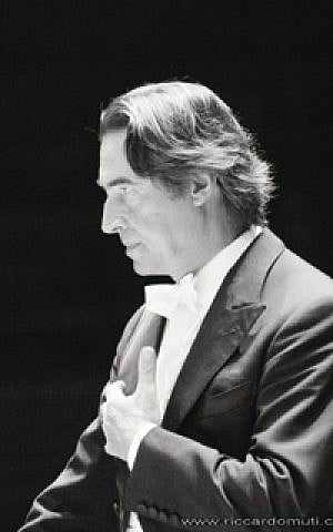Riccardo Muti (photo credit: Courtesy Israel Philharmonic Orchestra)