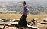 A girl in Ramat Migron last year (photo credit: Nati Shohat/Flash90)