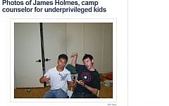 Holmes with an unidentified camper at the camp. (Screenshot: NBC News)