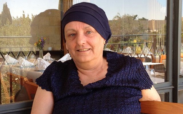 Professor Françoise Hampson in Jerusalem (photo credit: Raphael Ahren/Times of Israel)