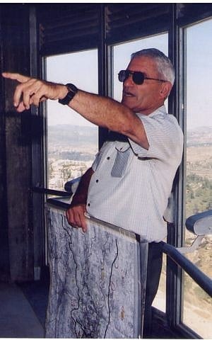 Nachum Baruchi explains the battle that took place at Sheikh Abd Al-Aziz (photo credit: courtesy/Nachum Baruchi)