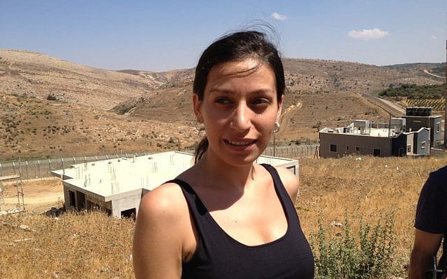 Shefaa Abu-Jabal in Majdal Shams (photo credit: Elhanan Miller/Times of Israel photo) 