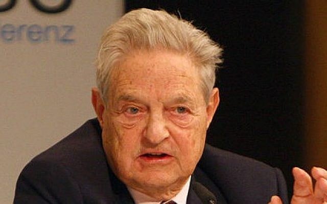 Billionaire philanthropist George Soros (photo credit: CC-BY-Harald Dettenborn, Wikimedia Commons)