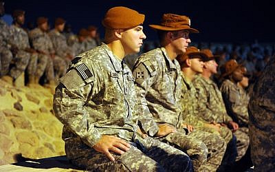 US members of the Multinational Force in Egypt last year. (photo credit: CC-BY Jim.Greenhill, Flickr)
