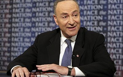 Sen. Chuck Schumer (D-NY). (Photo credit: AP/CBS Face the Nation, Karin Cooper)