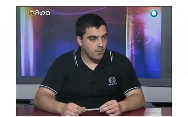 Greek Golden Party MP Artemios Mathaiopoulos. (photo credit: Image capture from YouTube) Greek Golden Party MP Artemios Mathaiopoulos. (photo credit: Image capture from YouTube)