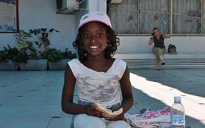 Chantal, whose parents are from Congo, was born in Israel. She is also a student at the Bialik-Rogozin school. (photo credit: Michal Shmulovich/Times of Israel) Chantal, whose parents are from Congo, was born in Israel. She is also a student at the Bialik-Rogozin school. (photo credit: Michal Shmulovich/Times of Israel)