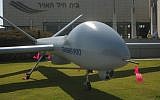 Illustrative: An Elbit UAV. (Tsahi Ben-Ami/Flash90)