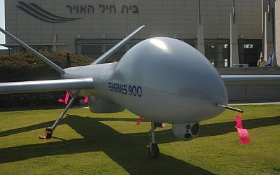 Illustrative: An Elbit UAV. (Tsahi Ben-Ami/Flash90)