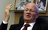 Ex-Mossad chief Danny Yatom (photo credit: Olivier Fitoussi /Flash90)