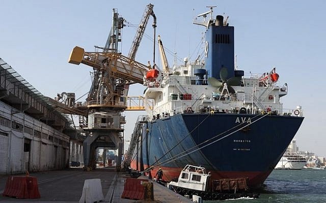 Shipping containers at the Haifa Port (Photo credit: Yaakov Nahumi/Flash90) Shipping containers at the Haifa Port (Photo credit: Yaakov Nahumi/Flash90)