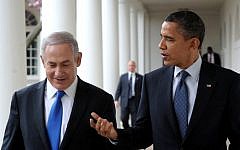 Prime Minister Benjamin Netanyahu, left, with US President Barack Obama in Washington, DC, last March (photo credit: Amos Ben Gershom/GPO/Flash90)