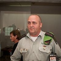 Then-Col. Erez Winner in the Supreme Court in Jerusalem, June 4, 2012. (Uri Lenz/ Flash90)