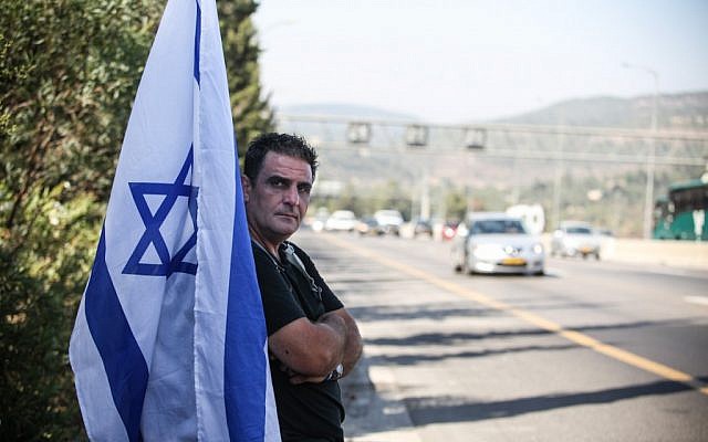 Tamir Hajaj makes his way to the Prime Minister's Residence in Jerusalem on July 24, 2012. (photo credit: Noam Moskowitz/Flash90) Tamir Hajaj makes his way to the Prime Minister's Residence in Jerusalem on July 24, 2012. (photo credit: Noam Moskowitz/Flash90)