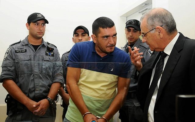 Shushan Baraby appears in court, August 2012. (photo credit: Yossi Zeliger/Flash90)