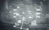 The view of the Iraqi nuclear reactor as seen on the screen of one of the attacking F-16s. (Photo credit: IDF/AF via Tsahi Ben-Ami/Flash90)