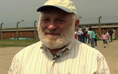 Leo Zisman at Birkenau (photo credit: Courtesy Rubinsten Public Relations)