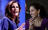 Some Jewish leaders accused Rep. Michele Bachman, left, for launching a 'witch hunt' following her allegations that Huma Abedin had ties to the Muslim Brotherhood. (photo credit: Gage Skidmore/Creative Commons/JTA)