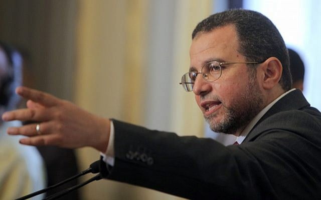Egypt's new prime minister Hesham Kandil talks during a press conference in Cairo, Egypt, Thursday, Aug. 2 (photo credit: AP/Amr Nabil) Egypt's new prime minister Hesham Kandil talks during a press conference in Cairo, Egypt, Thursday, Aug. 2 (photo credit: AP/Amr Nabil)