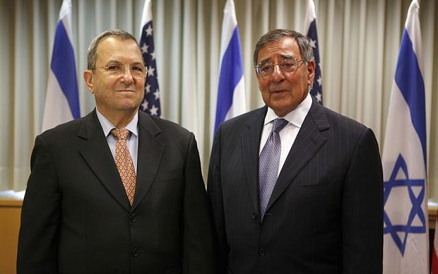 Israeli Defense minister Ehud Barak, left, and US Defense Secretary Leon Panetta on Wednesday Aug. 1 (photo credit: AP/Gali Tibbon, Pool) Israeli Defense minister Ehud Barak, left, and US Defense Secretary Leon Panetta on Wednesday Aug. 1 (photo credit: AP/Gali Tibbon, Pool)