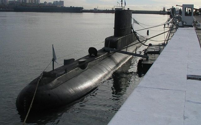 Illustrative photo of a Type-209 attack submarine (photo credit: Martín Otero/Wikimedia Commons)