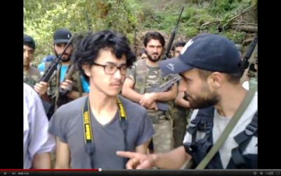 A 'Japanse reporter' is 'converted' (photo credit: youTube screen shot)