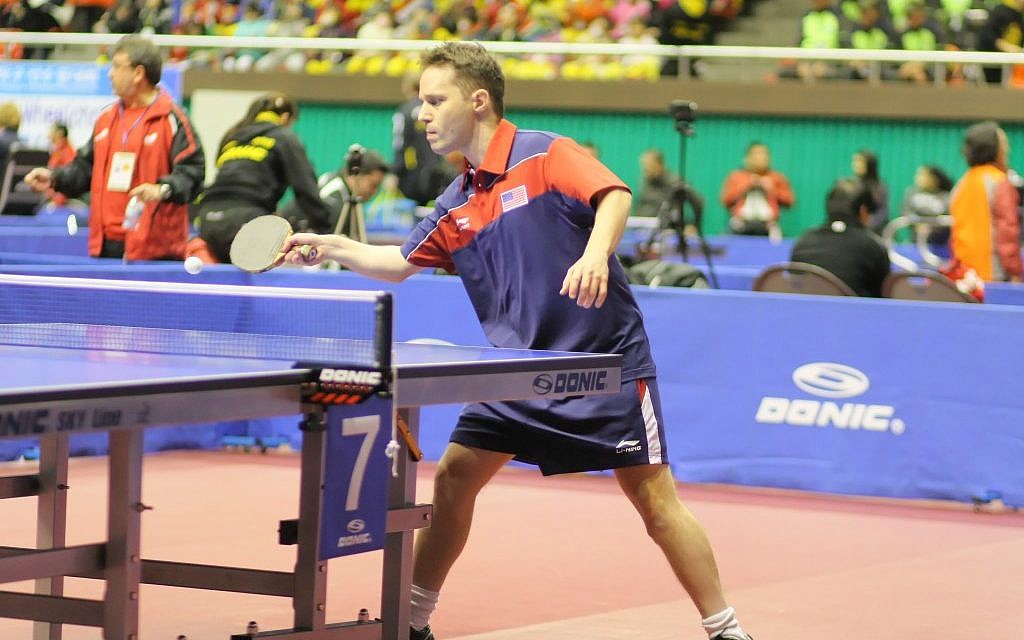 Israeli-born table tennis player Tahl Leibovitz is competing for the U.S. team in the 2012 Paralympic Games in London. (photo credit: JTA/Gaël Marziou) Israeli-born table tennis player Tahl Leibovitz is competing for the U.S. team in the 2012 Paralympic Games in London. (photo credit: JTA/Gaël Marziou)