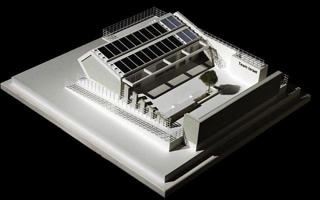Computer model of the Israeli entry to the Solar Decathlon contest (Photo credit: Courtesy) Computer model of the Israeli entry to the Solar Decathlon contest (Photo credit: Courtesy)