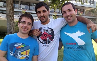 (left to right)  Alex Zhitnitsky, Oshir Rosenhack, and Boris Friedman photo credit: Courtesy)