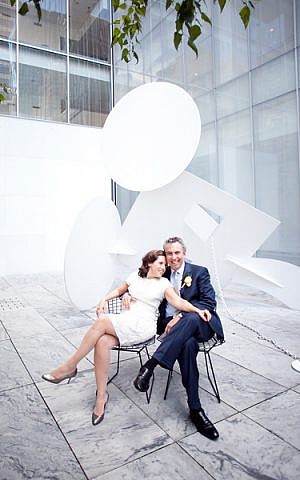 Jordana and Jon. A match made on JDate (photo credit: courtesy)