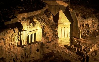 Kidron at night (photo credit: Shmuel Bar-Am)
