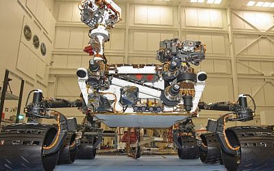 Model of the Curiosity rover (Photo credit: Courtesy JPL)