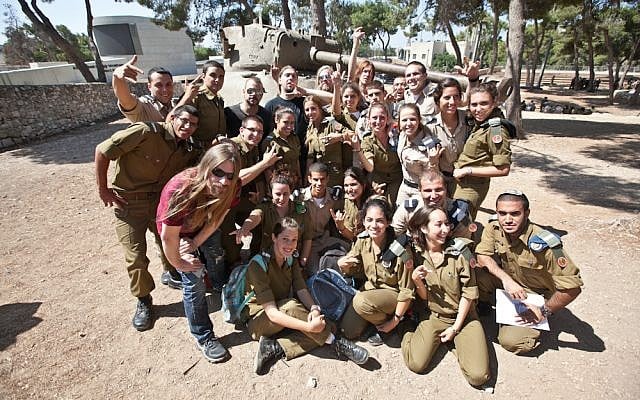 Sabaton band members with IDF soldiers at Ammunition Hill (Photo credit: Avihai Levy) Sabaton band members with IDF soldiers at Ammunition Hill (Photo credit: Avihai Levy)