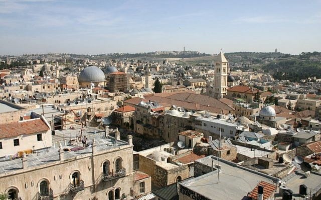 The view from the Tower of David into the Old City (photo credit: Courtesy)